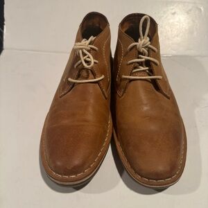 Steve Madden Hestonn Tan Leather Boots Size 8